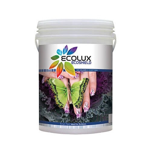 Ecolux Ecoshield Acrylic Paint For Exterior 20L (White)